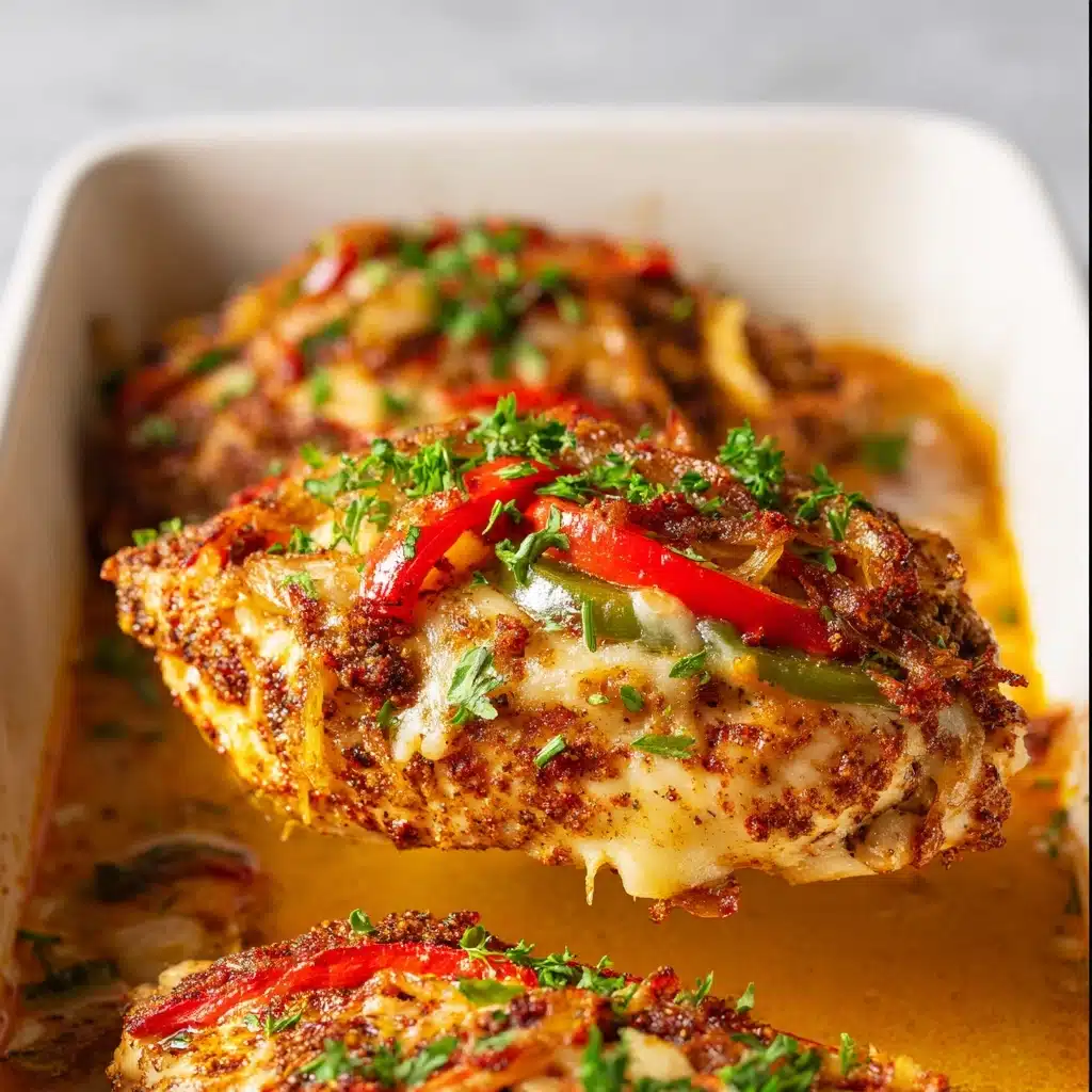 Fajita Chicken Casserole Recipe - Recipe Image