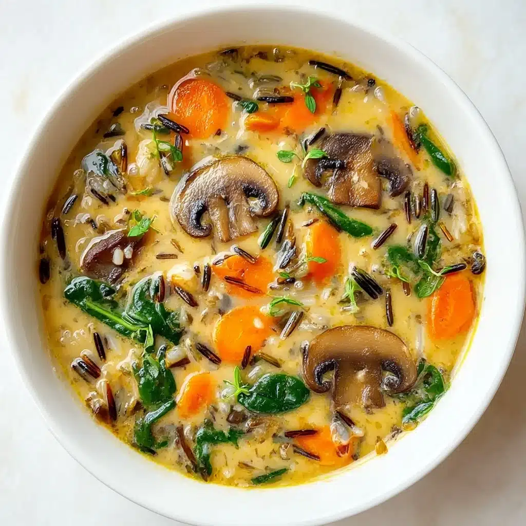 Cozy Autumn Wild Rice Soup Recipe - Recipe Image
