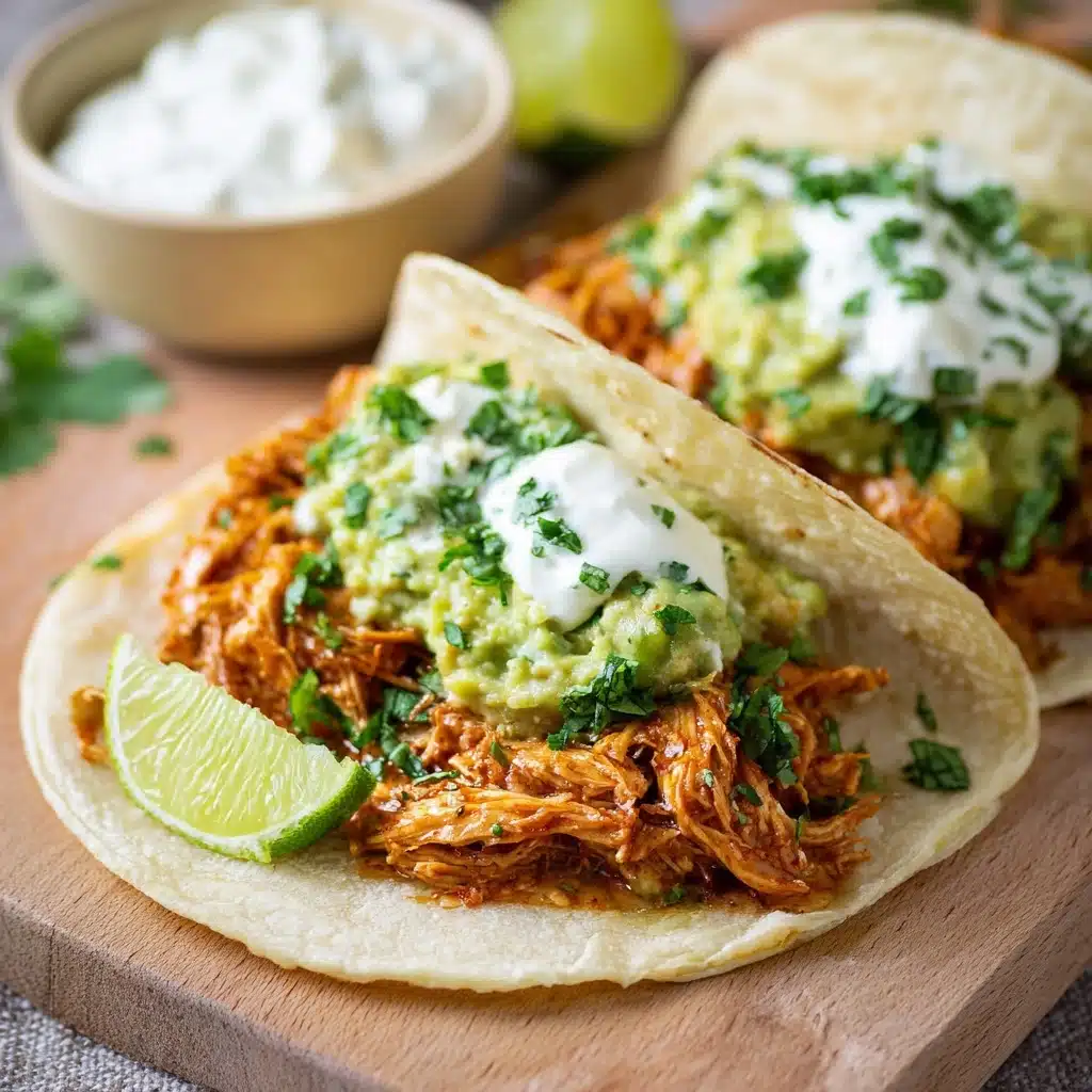 Crockpot Chicken Tacos Recipe - Recipe Image