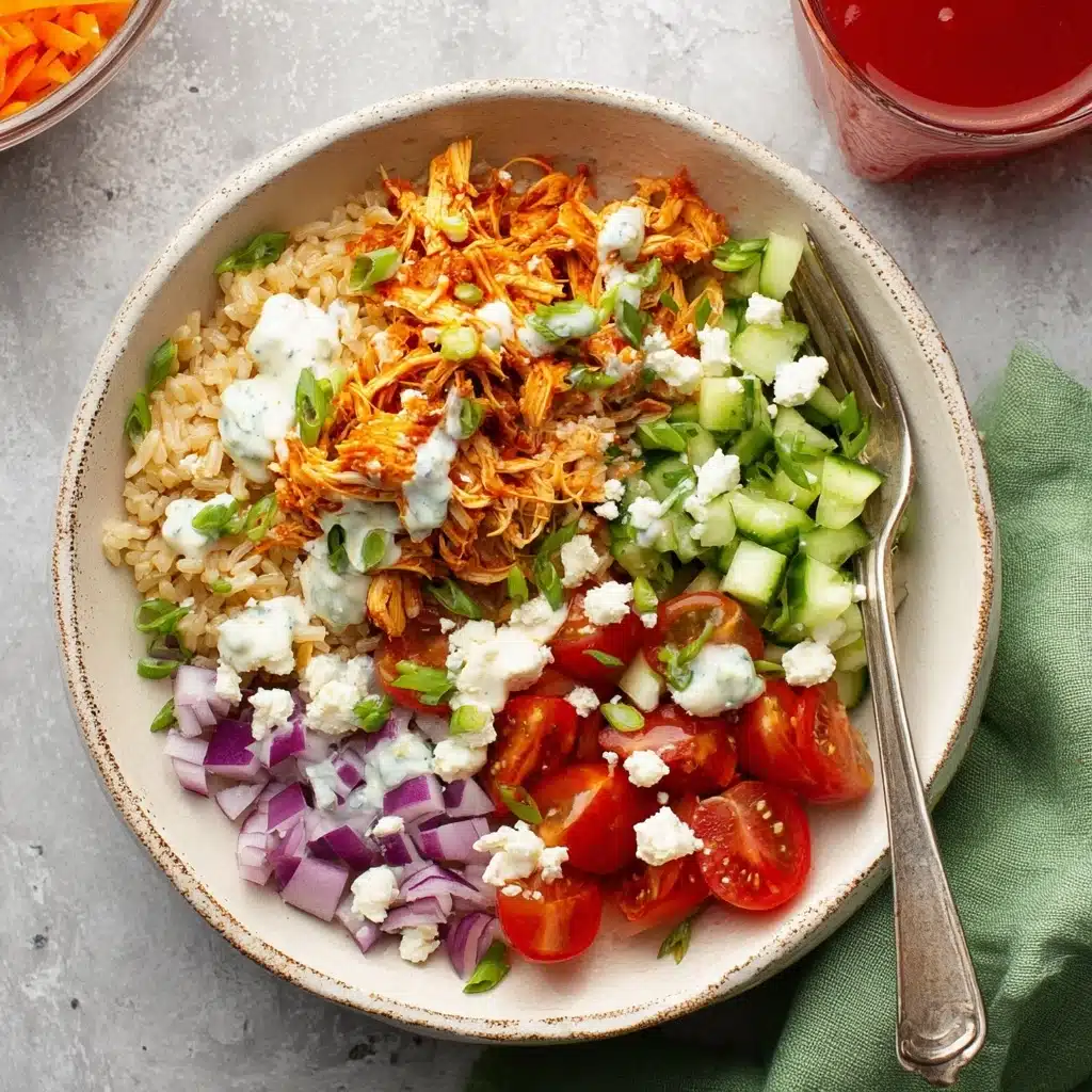 Buffalo Chicken Rice Bowls Recipe - Recipe Image