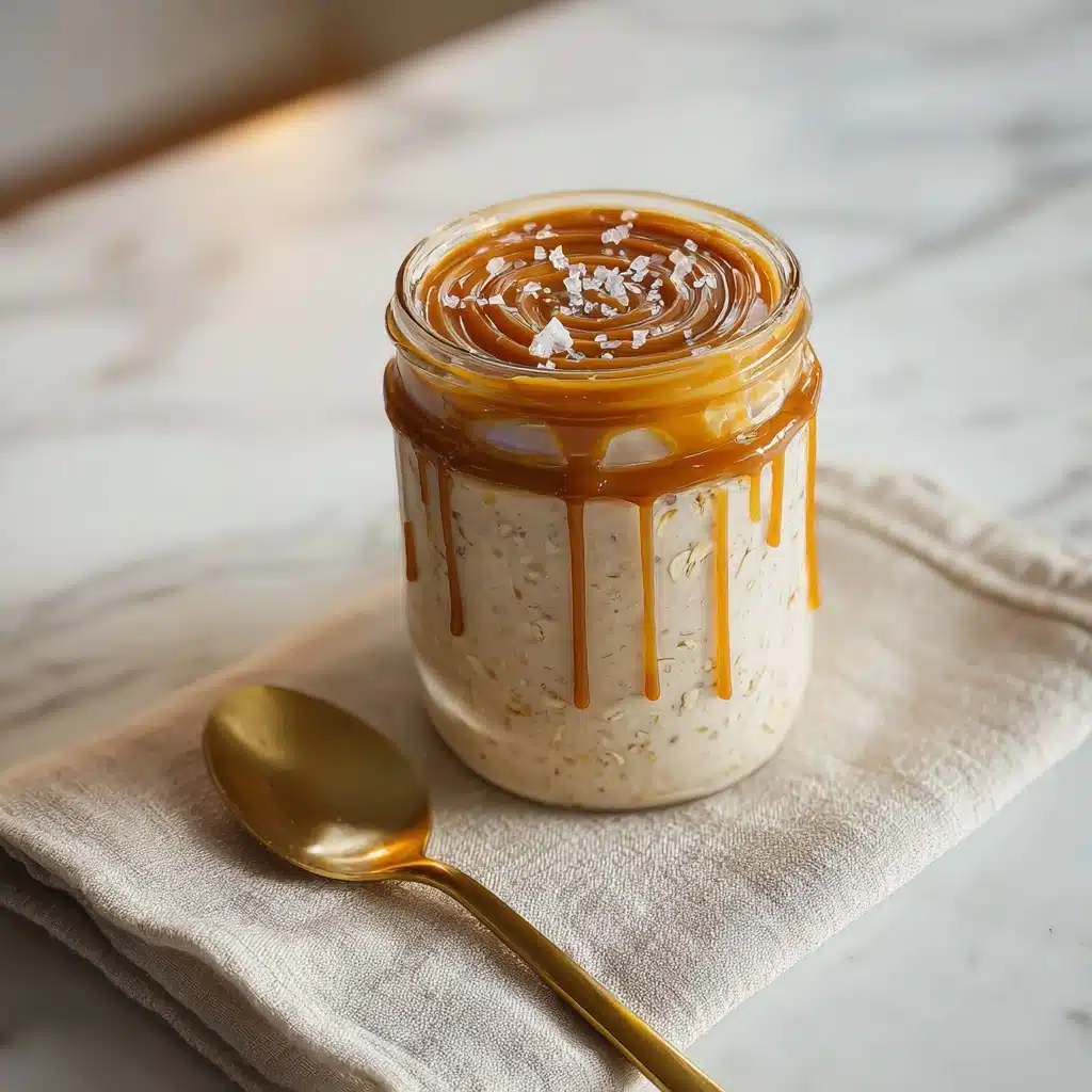 Salted Caramel Overnight Oats Recipe - Recipe Image