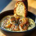 Shrimp Scampi Bowls with Garlic Bread Recipe