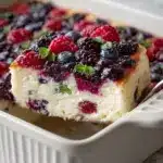 High Protein Triple Berry Bake Recipe