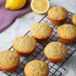 Lemon Chia Oat Muffins Recipe
