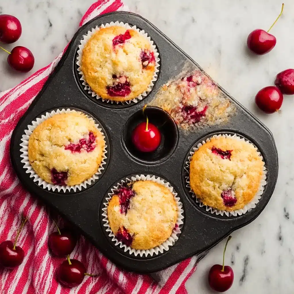 Cherry Cobbler Muffins Made Easy Recipe