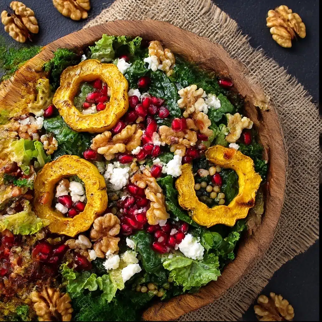 Autumn Harvest Salad with Pomegranates Recipe - Recipe Image