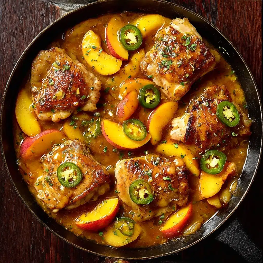 Quick Jalapeno Peach Chicken Recipe - Recipe Image