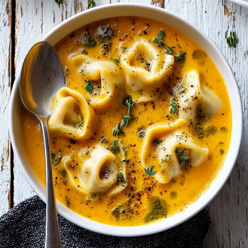Creamy Pumpkin Tortellini Soup Recipe - Recipe Image