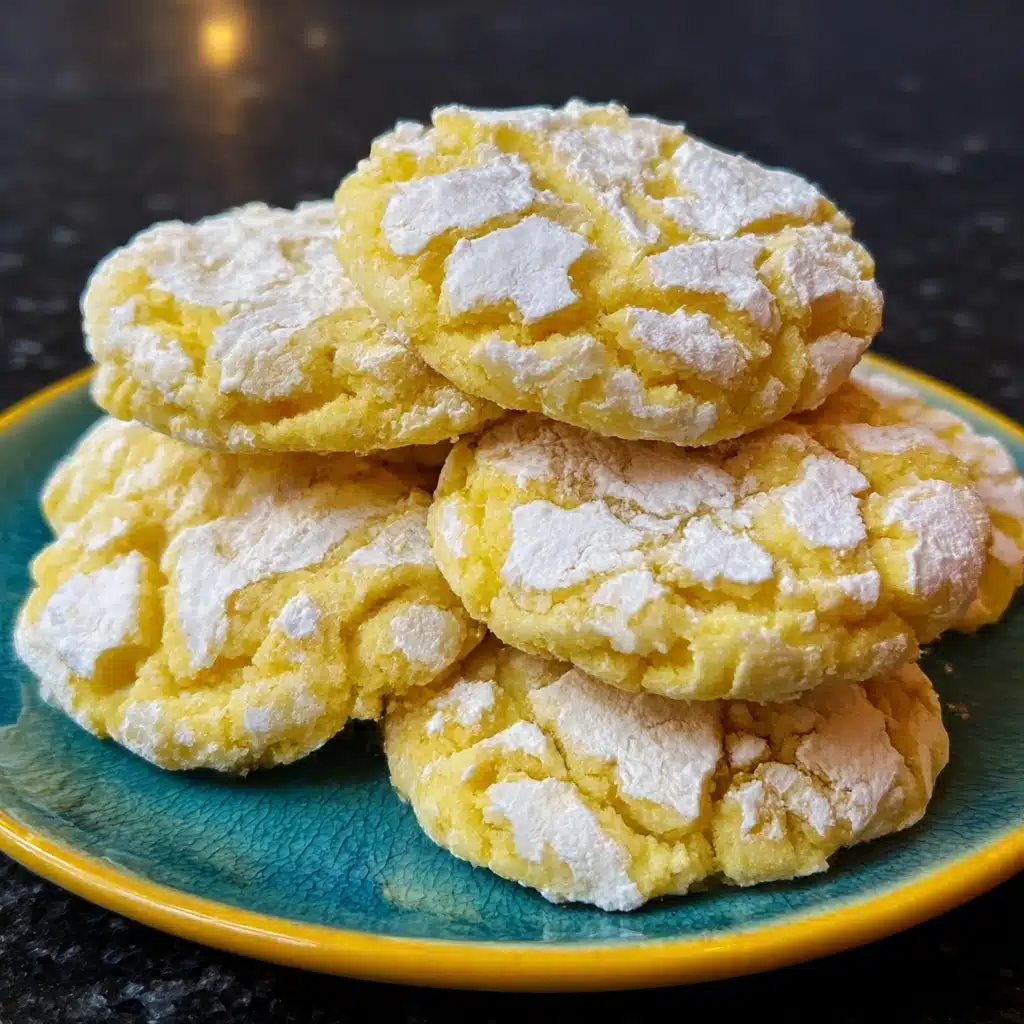 Lemon Crinkle Cookies Recipe - Recipe Image