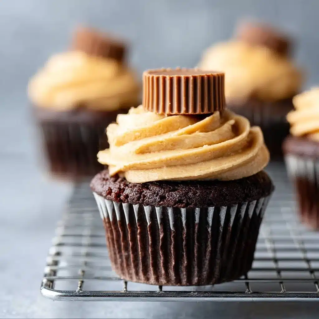 Chocolate Peanut Butter Cupcakes Recipe