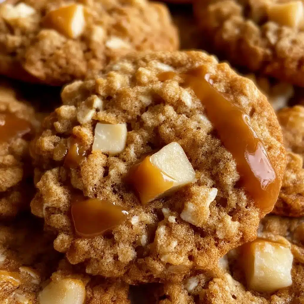 Caramel Apple Oatmeal Cookies Recipe - Recipe Image