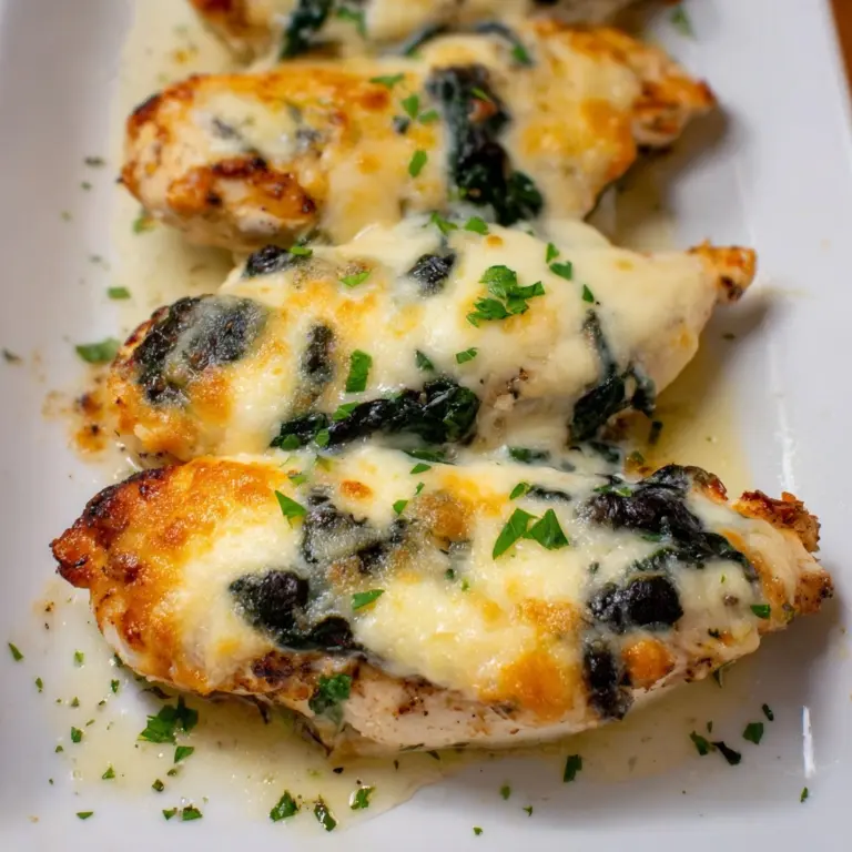 Cheesy Spinach Chicken Bake Recipe