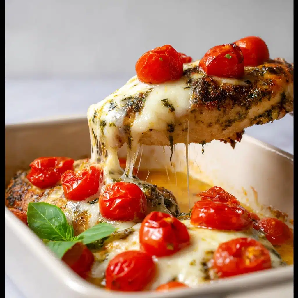 Baked Pesto Mozzarella Chicken Recipe