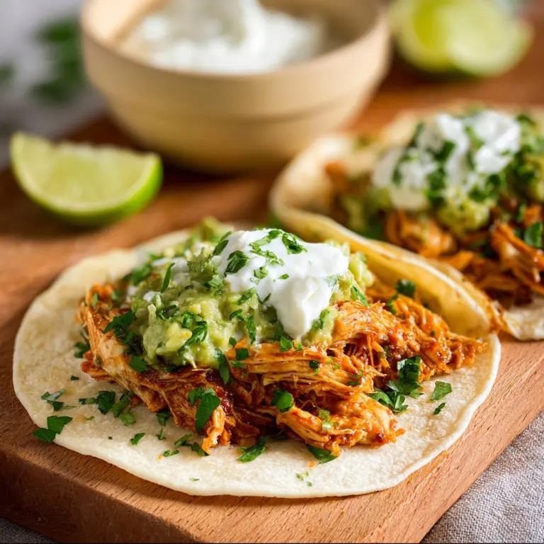 Crockpot Chicken Tacos Recipe