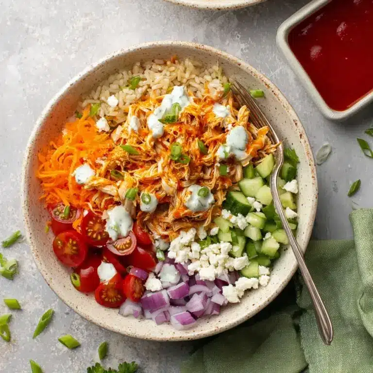 Buffalo Chicken Rice Bowls Recipe