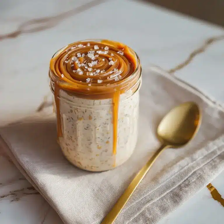 Salted Caramel Overnight Oats Recipe