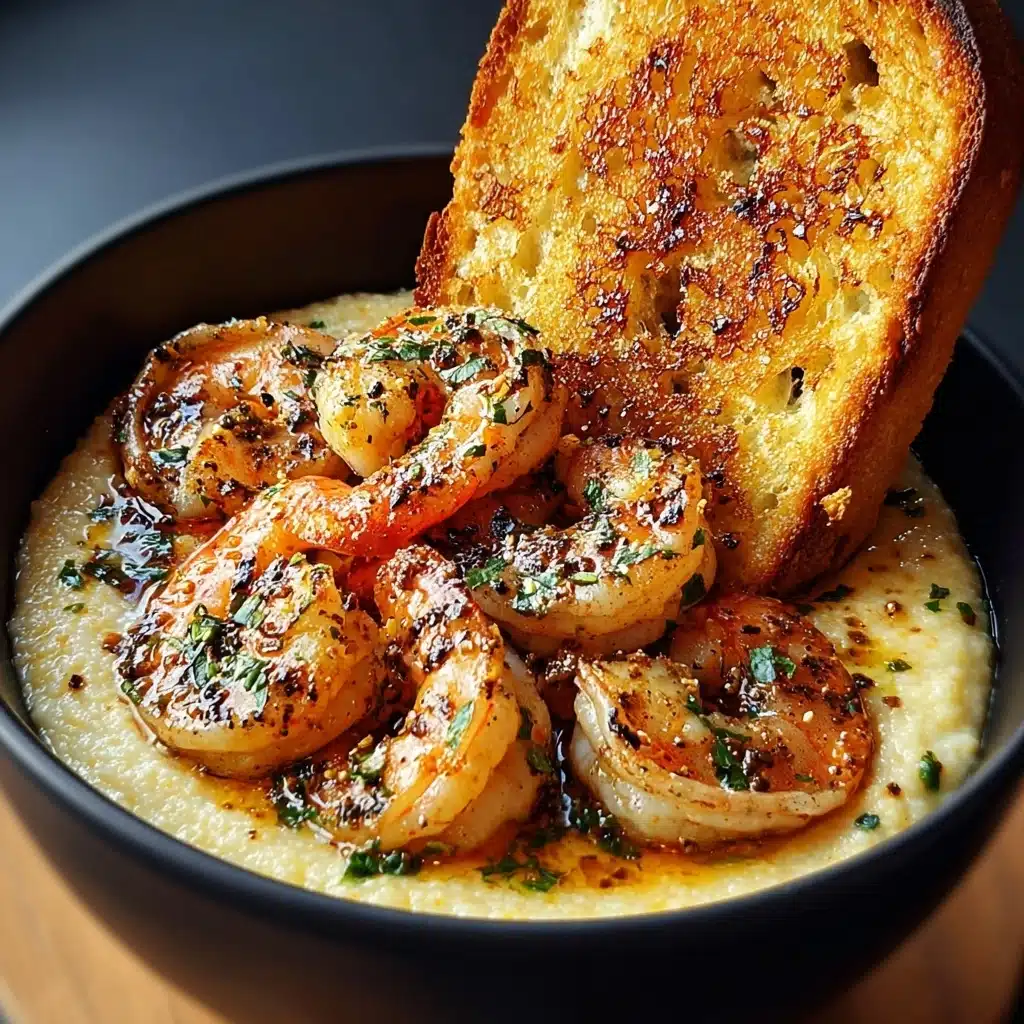 Shrimp Scampi Bowls with Garlic Bread Recipe - Recipe Image
