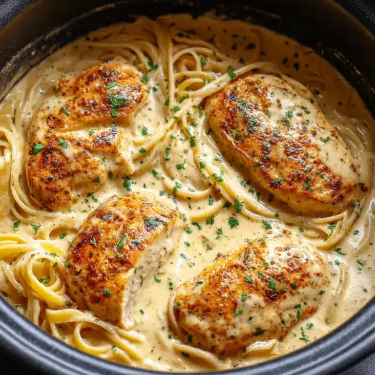 Slow Cooker Cajun Chicken Alfredo Recipe