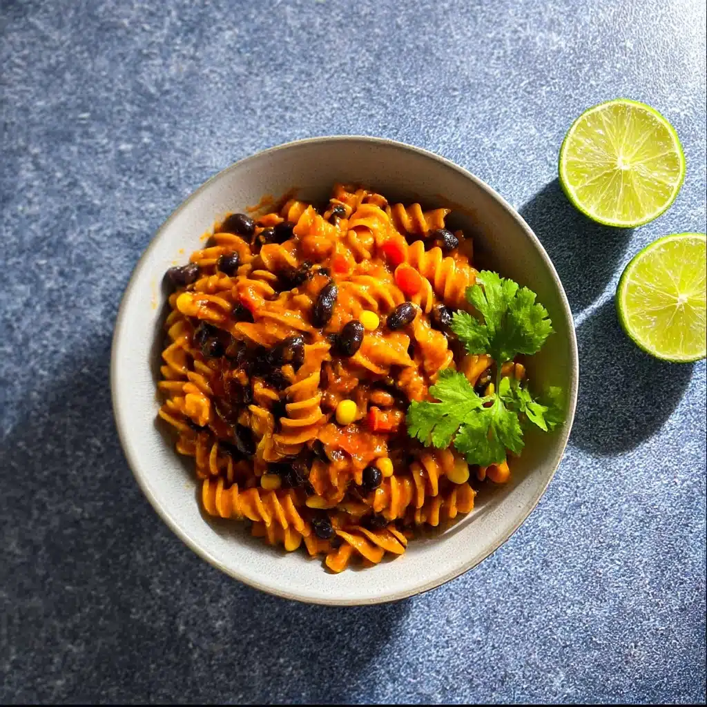 One Pot Black Bean Fajita Pasta Recipe