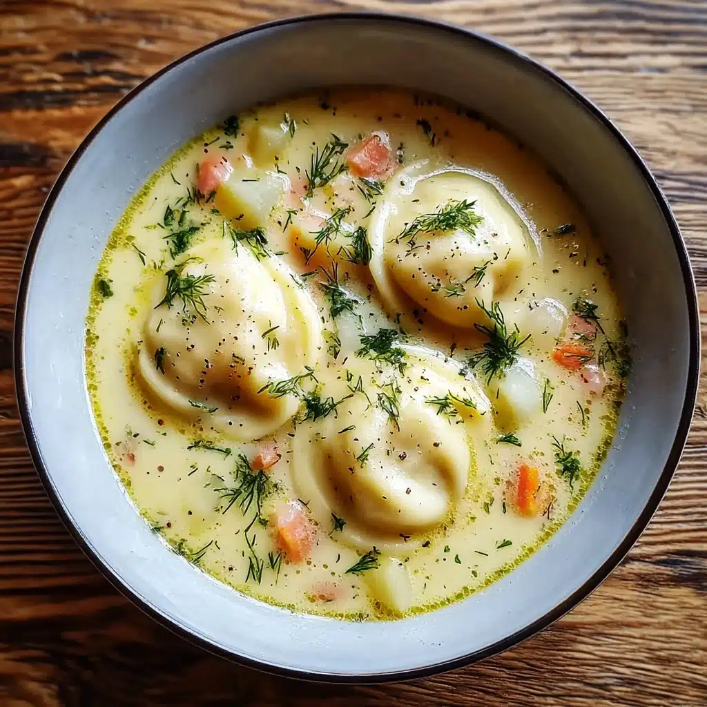 Dill Pierogi Soup Recipe - Recipe Image