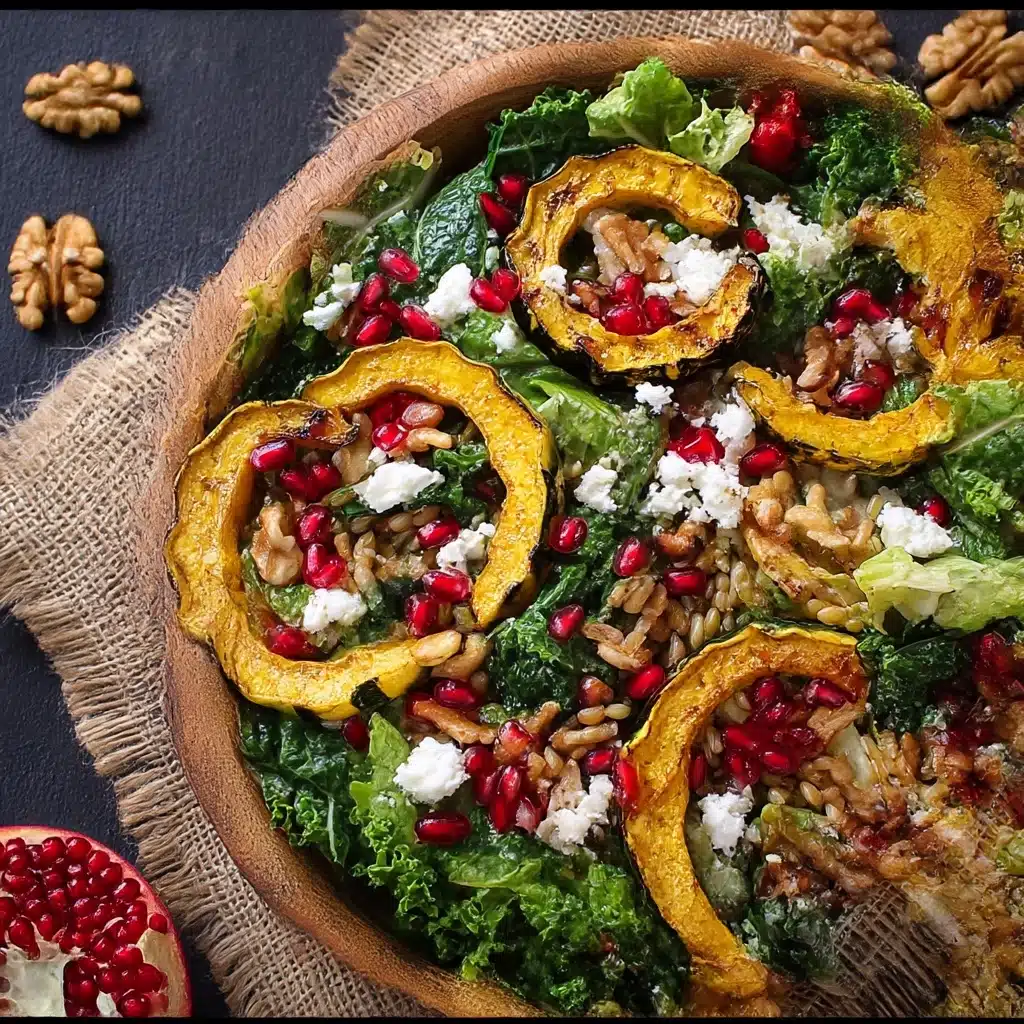 Autumn Harvest Salad with Pomegranates Recipe