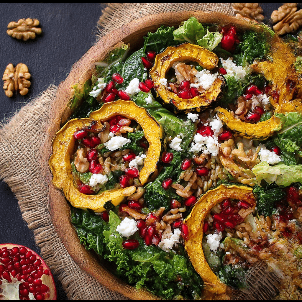 Autumn Harvest Salad with Pomegranates Recipe - Recipe Image