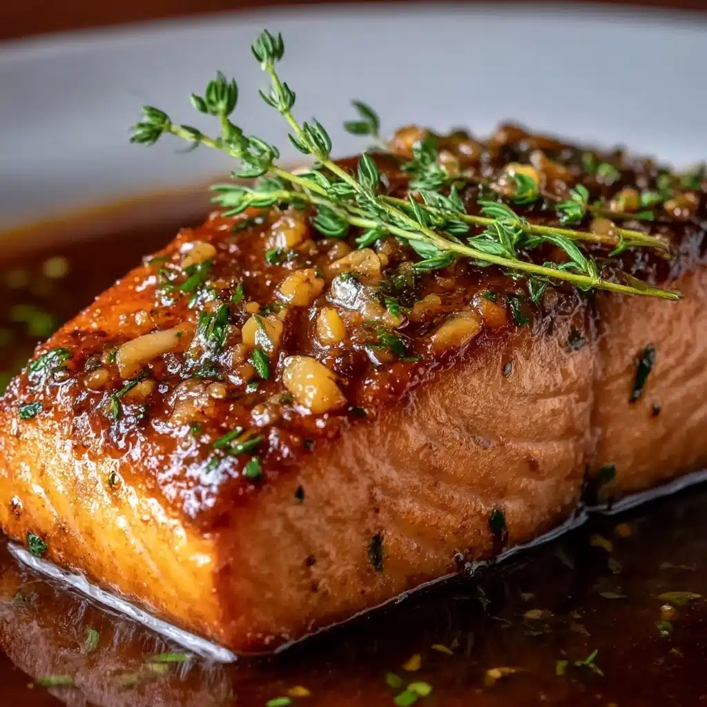 Salmon with Brown Sugar Garlic Glaze Recipe
