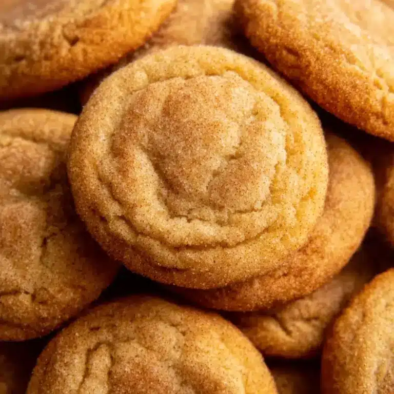 Chewy Pumpkin Snickerdoodle Cookies Recipe
