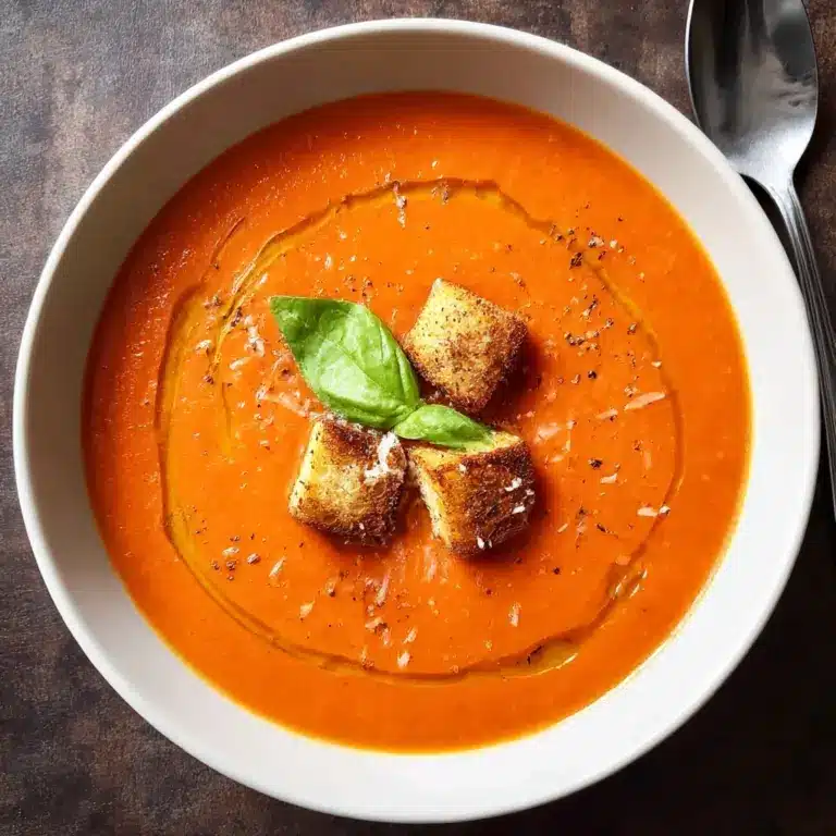 Easy Roasted Zucchini and Tomato Soup Recipe