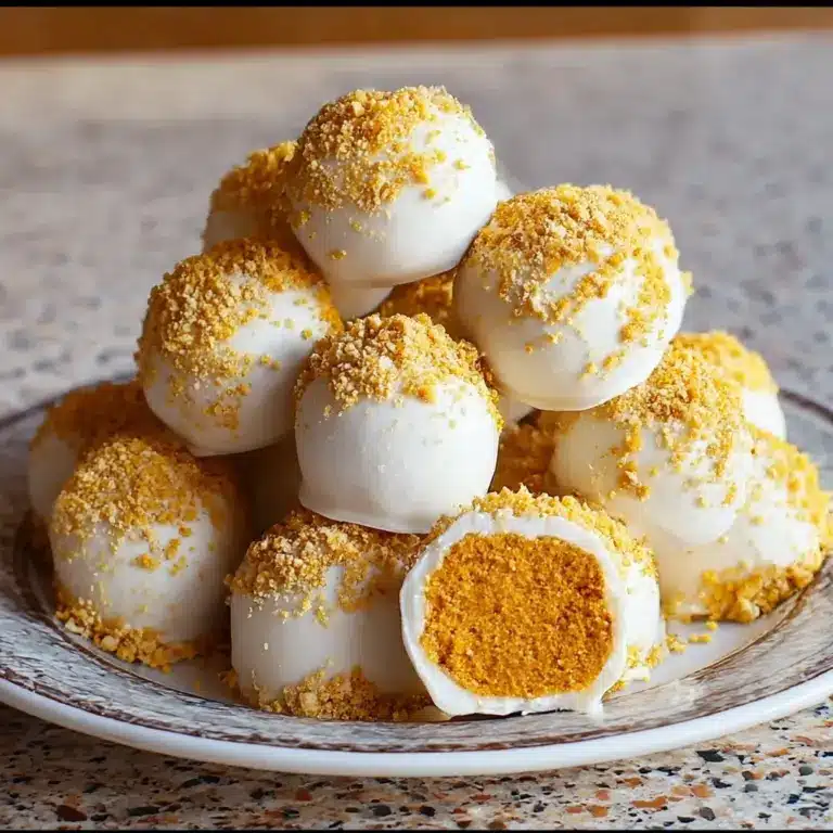 Easy No Bake Pumpkin Cheesecake Balls Recipe
