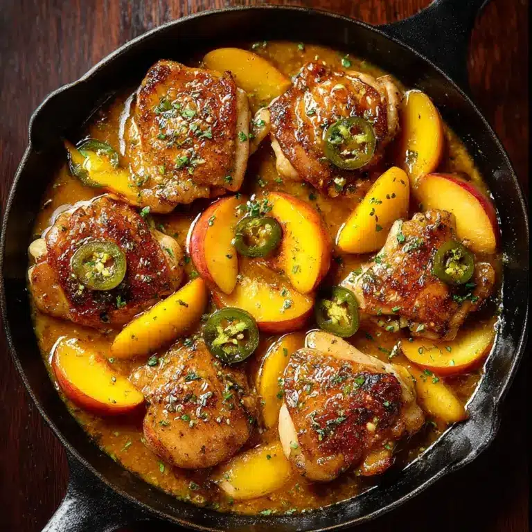 Quick Jalapeno Peach Chicken Recipe