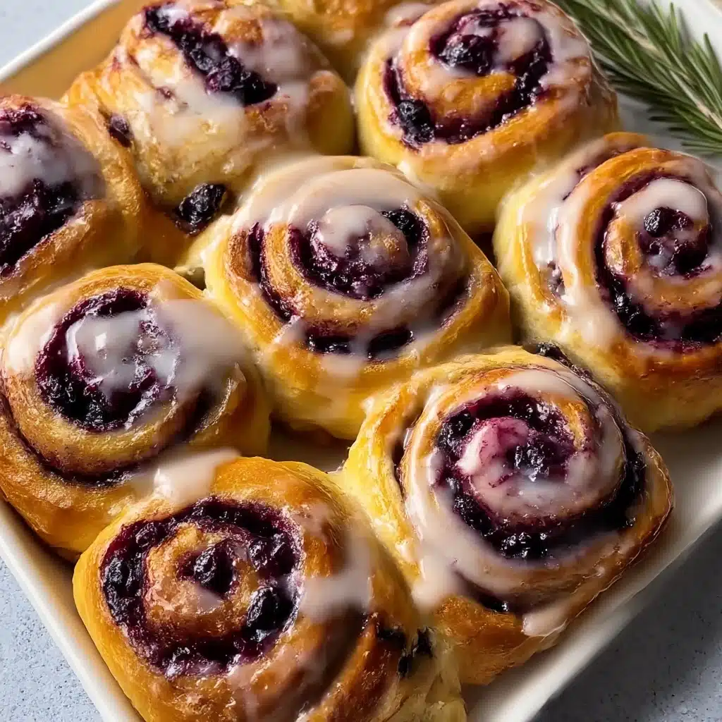 Fresh Huckleberry Cinnamon Rolls Recipe