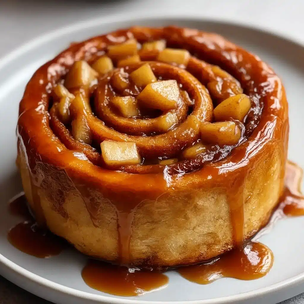Caramel Apple Cinnamon Rolls Recipe