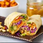 Thai Peanut Chicken Wraps Recipe