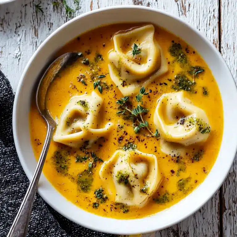 Creamy Pumpkin Tortellini Soup Recipe