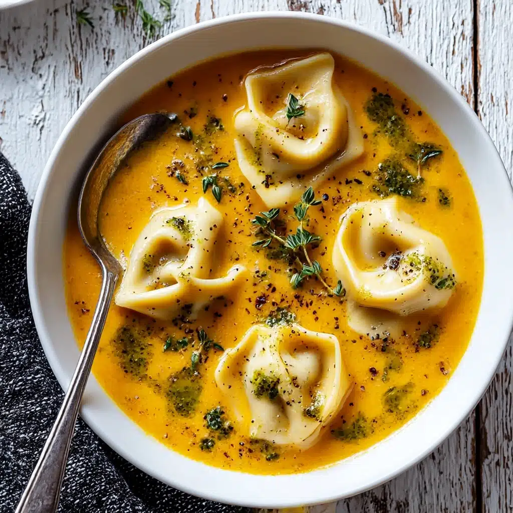 Creamy Pumpkin Tortellini Soup Recipe