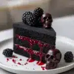 Spooky Black Velvet Halloween Cake Recipe