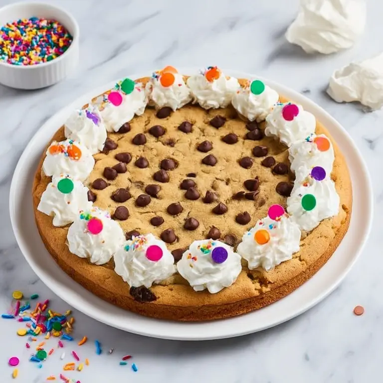 Chocolate Chip Cookie Cake Recipe