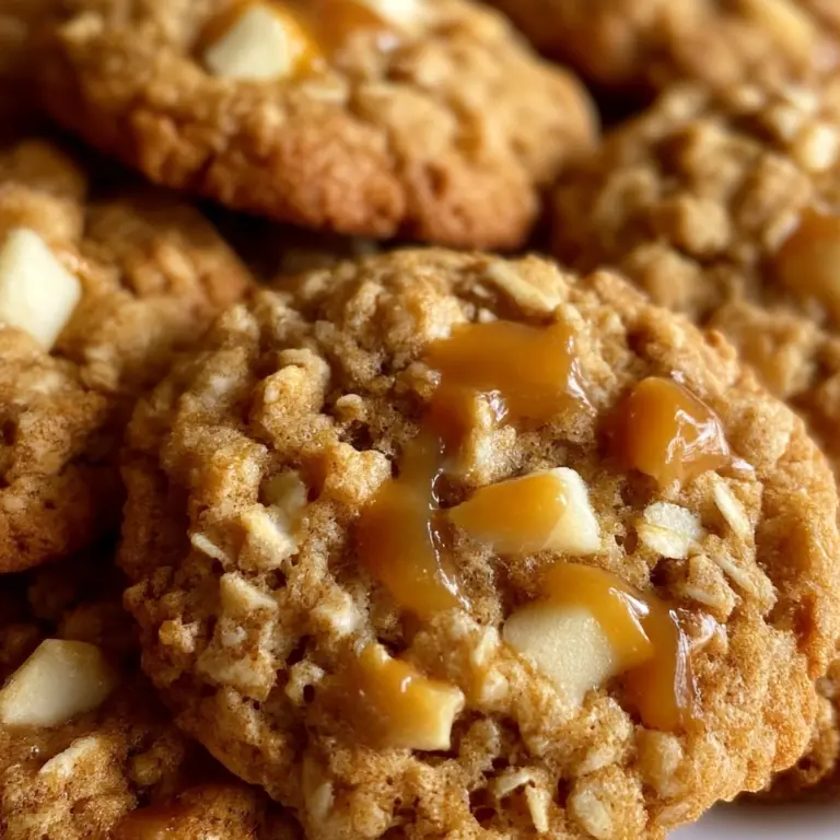 Caramel Apple Oatmeal Cookies Recipe