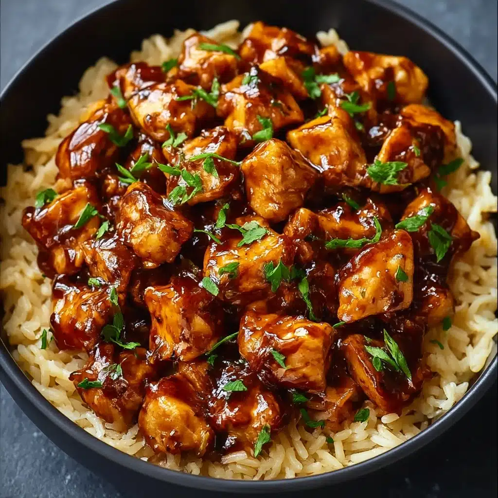 One-Pan Honey BBQ Chicken Rice Recipe