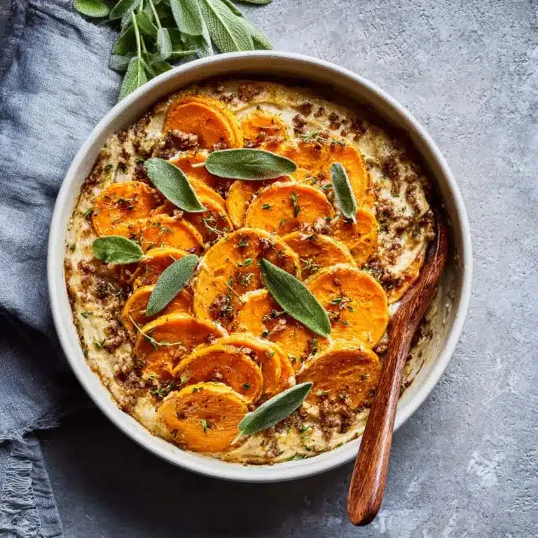 Sage Butternut Squash Gratin Recipe