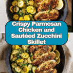 Skillet Parmesan Chicken and Zucchini Recipe