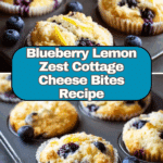 Blueberry and Lemon Zest Cottage Cheese Bites Recipe