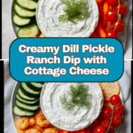Healthy Dill Pickle Cottage Cheese Ranch Recipe