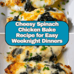 Cheesy Spinach Chicken Bake Recipe