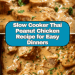 Slow Cooker Peanut Chicken Recipe