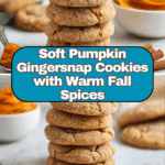 Pumpkin Gingersnap Cookies Recipe