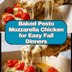 Baked Pesto Mozzarella Chicken Recipe