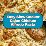 Slow Cooker Cajun Chicken Alfredo Recipe