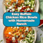 Buffalo Chicken Rice Bowls Recipe
